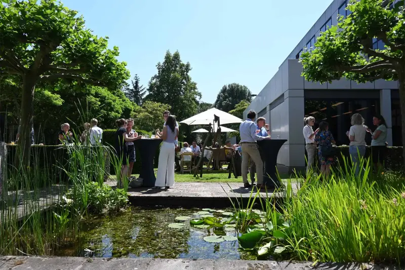 Congreszaal van De Ruwenberg klaar voor gebruik.