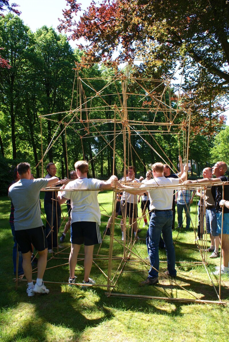 Teambuilding bij De Ruwenberg.